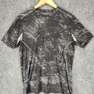 Champion Mens Shirt Size M Black Power Core Duo Dry Activewear Workout Training